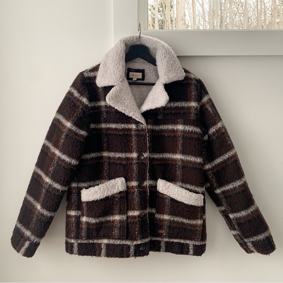 Brixton Jackets & Blazers - BRIXTON “nouvelle” sherpa-lined coat